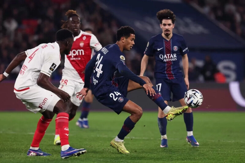 Vitinha mới là cầu thủ được chấm điểm cao nhất trận PSG vs AS Monaco